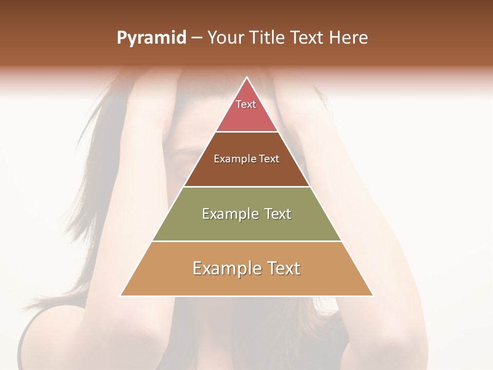 Woman With A Headache Over White Background PowerPoint Template