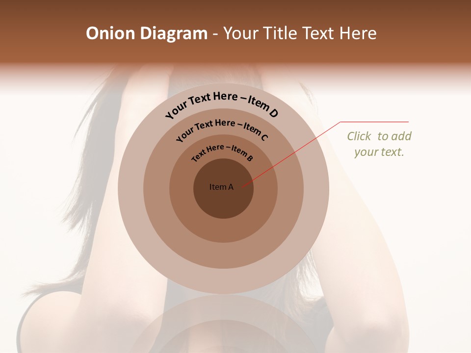 Woman With A Headache Over White Background PowerPoint Template