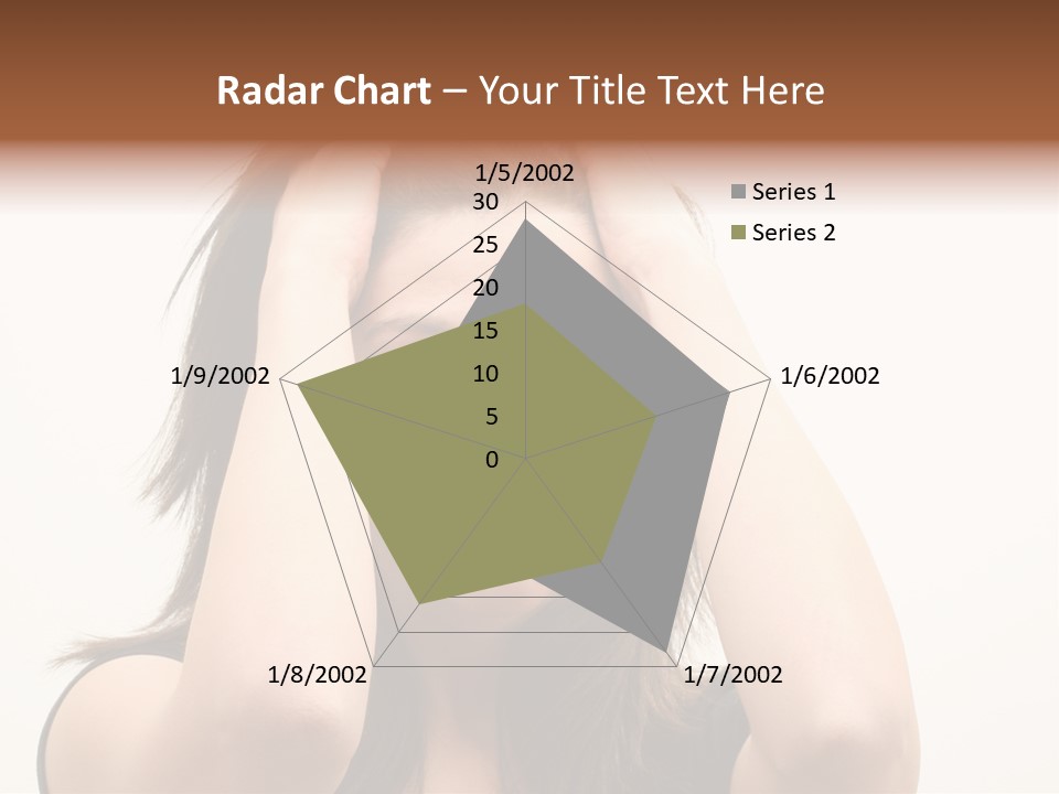 Woman With A Headache Over White Background PowerPoint Template