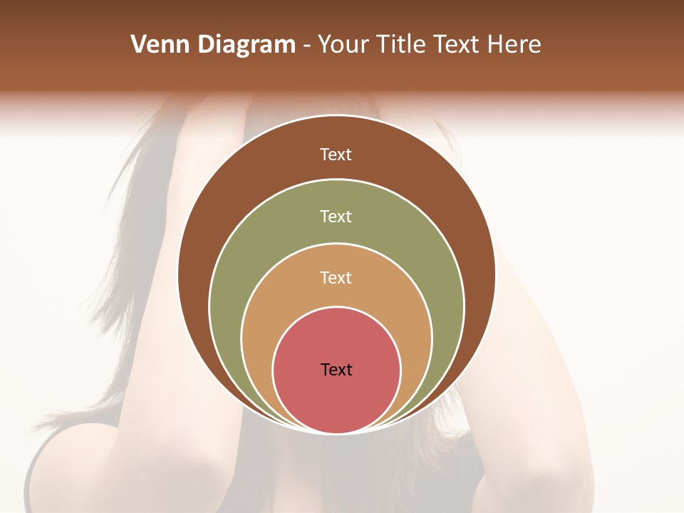 Woman With A Headache Over White Background PowerPoint Template