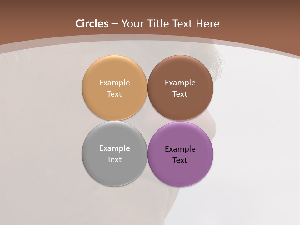 Elderly Man Watching And Thinking PowerPoint Template