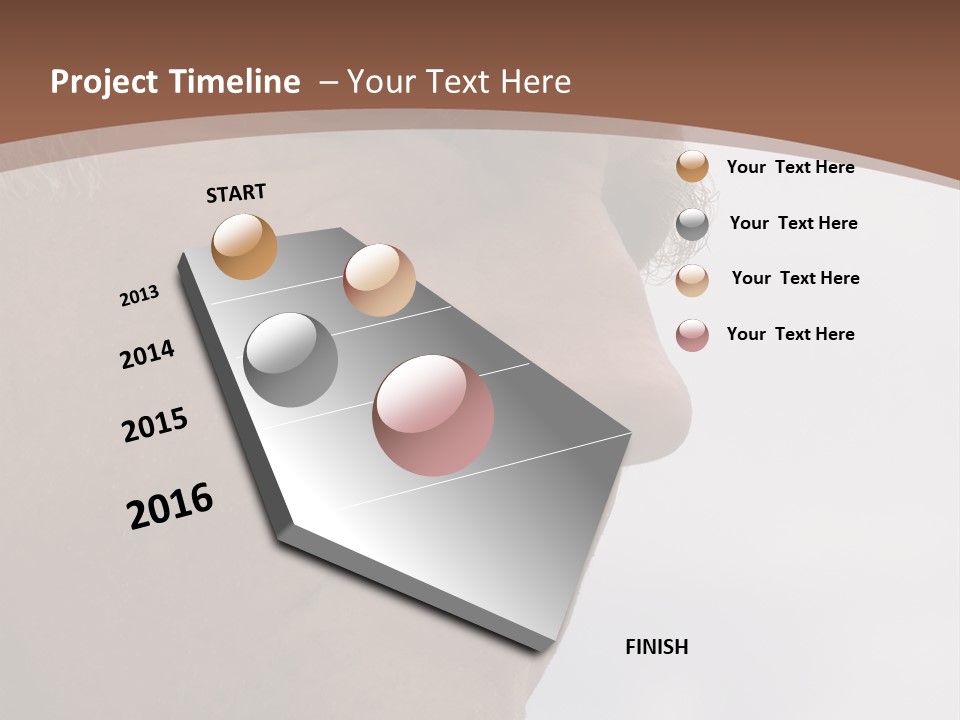 Elderly Man Watching And Thinking PowerPoint Template