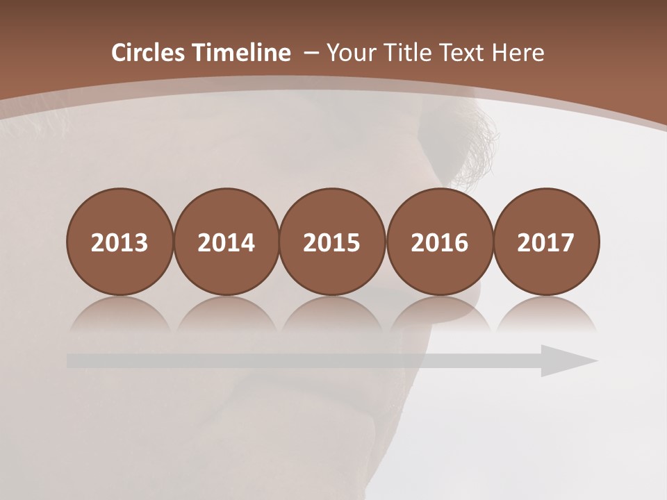 Elderly Man Watching And Thinking PowerPoint Template