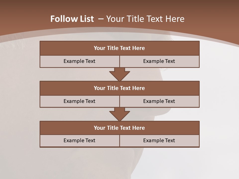 Elderly Man Watching And Thinking PowerPoint Template