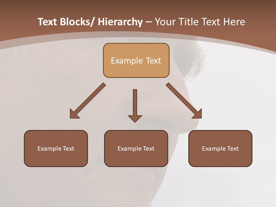 Elderly Man Watching And Thinking PowerPoint Template