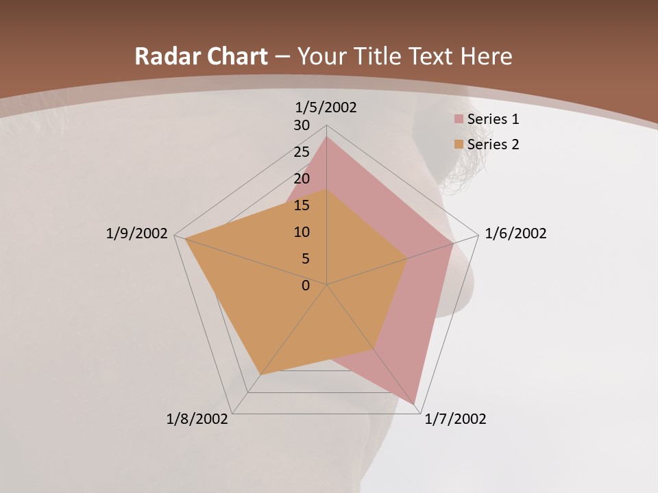 Elderly Man Watching And Thinking PowerPoint Template