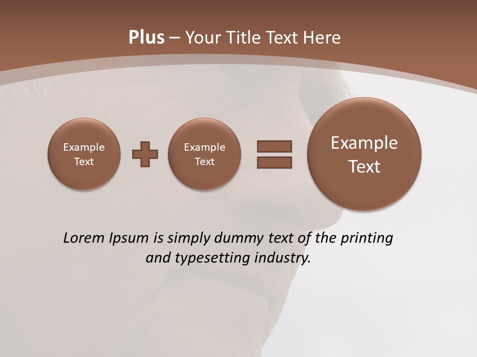 Elderly Man Watching And Thinking PowerPoint Template