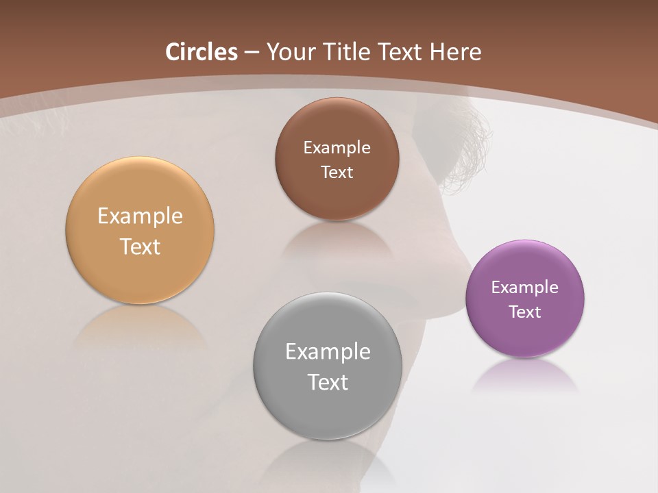 Elderly Man Watching And Thinking PowerPoint Template