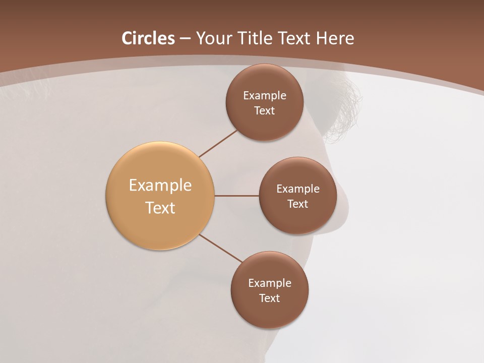 Elderly Man Watching And Thinking PowerPoint Template