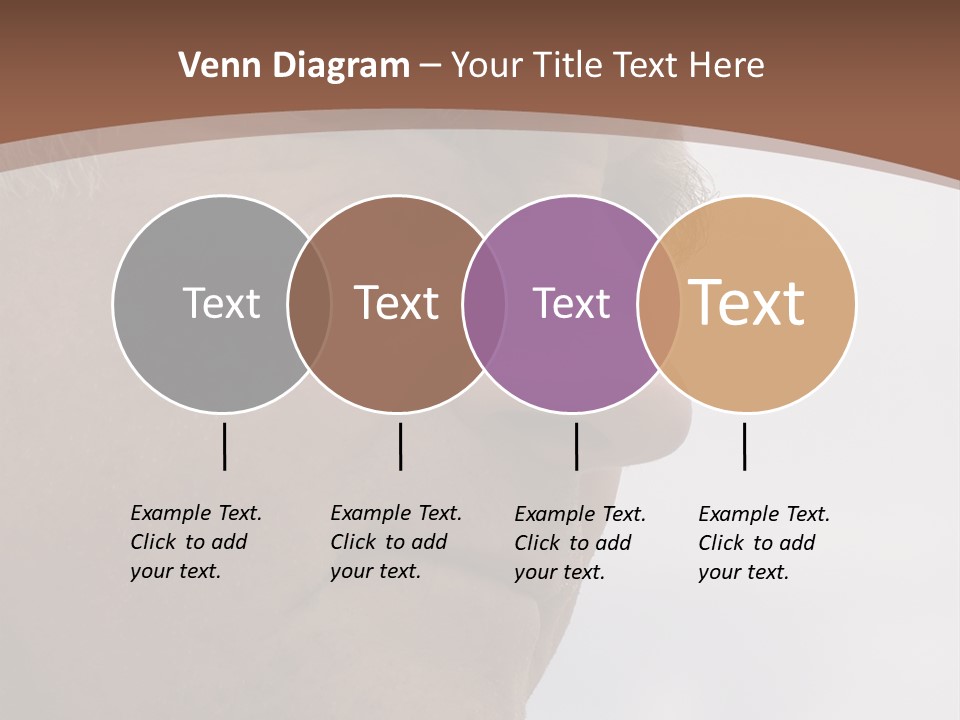 Elderly Man Watching And Thinking PowerPoint Template