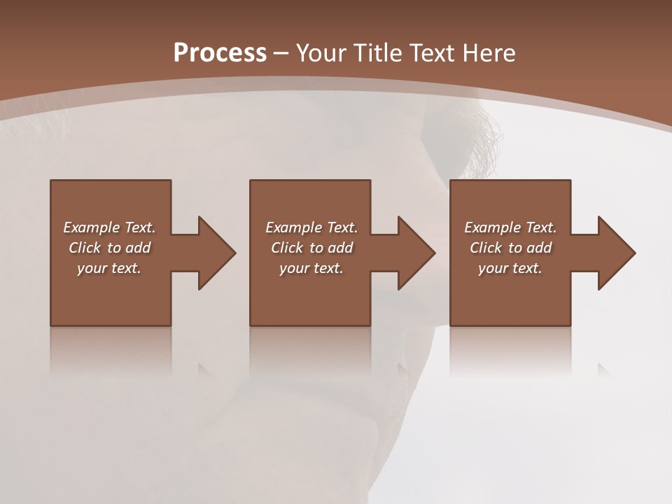 Elderly Man Watching And Thinking PowerPoint Template
