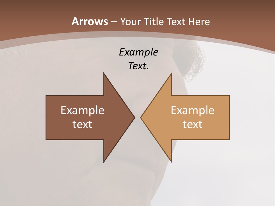 Elderly Man Watching And Thinking PowerPoint Template