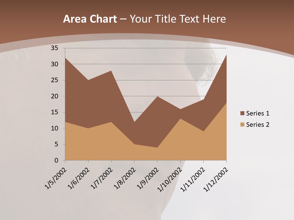 Elderly Man Watching And Thinking PowerPoint Template