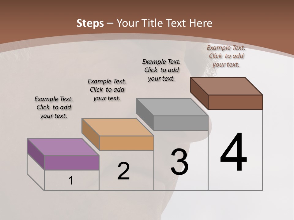 Elderly Man Watching And Thinking PowerPoint Template