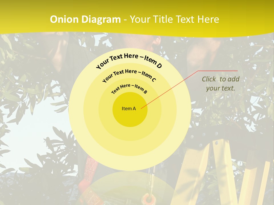 A Man Is Working On A Tree PowerPoint Template