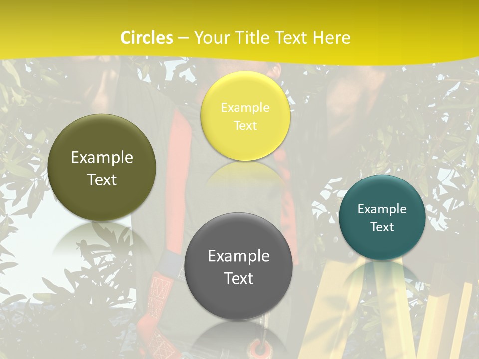 A Man Is Working On A Tree PowerPoint Template