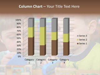 Children In Kindergarten PowerPoint Template