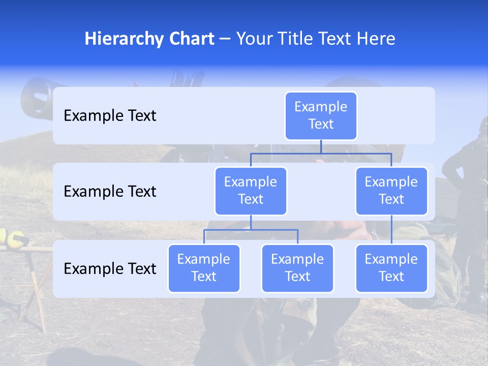 Real Camouflaged Soldier Aiming. PowerPoint Template