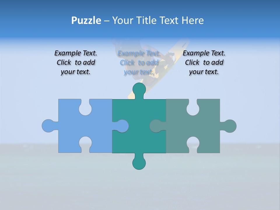 Concept With A Man Catching A Falling Puzzle Piece. PowerPoint Template