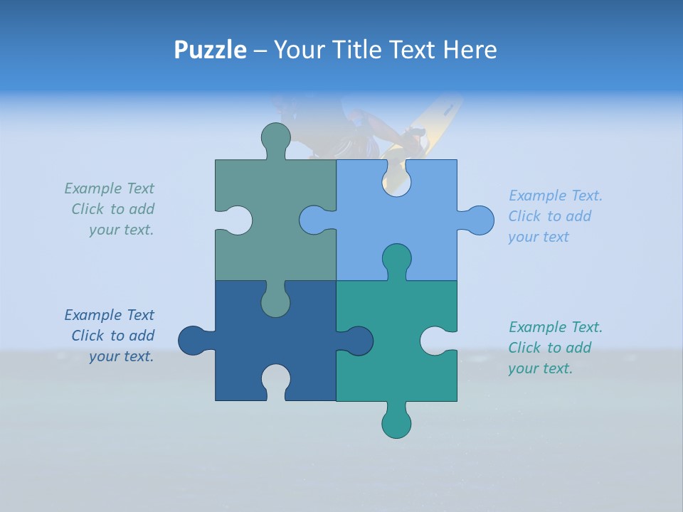 Concept With A Man Catching A Falling Puzzle Piece. PowerPoint Template