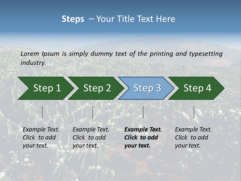 Coffee Plantation PowerPoint Template