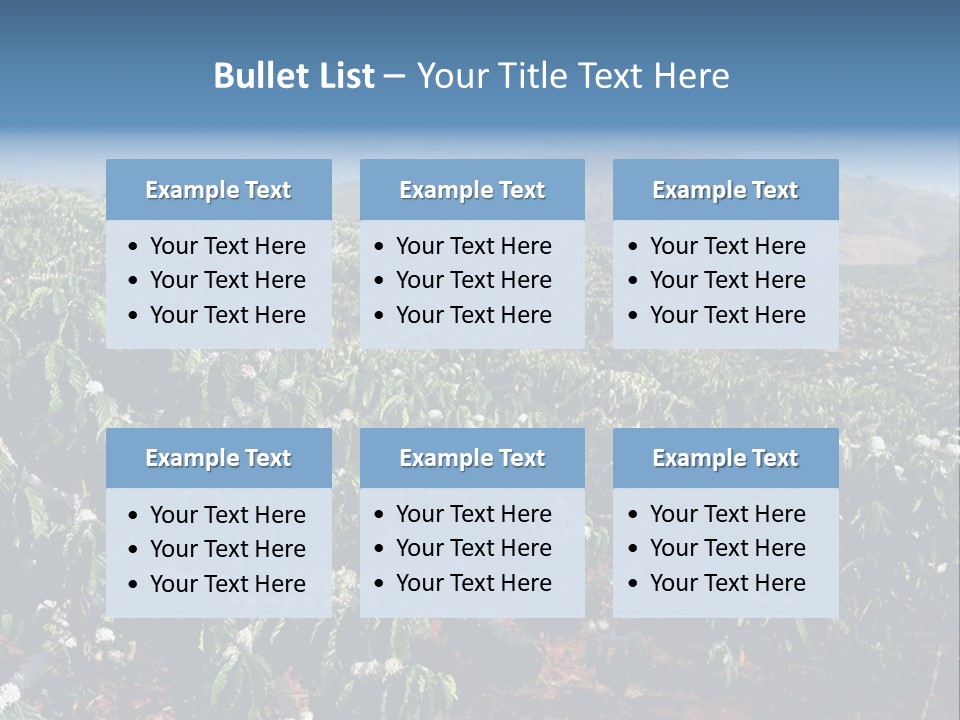 Coffee Plantation PowerPoint Template