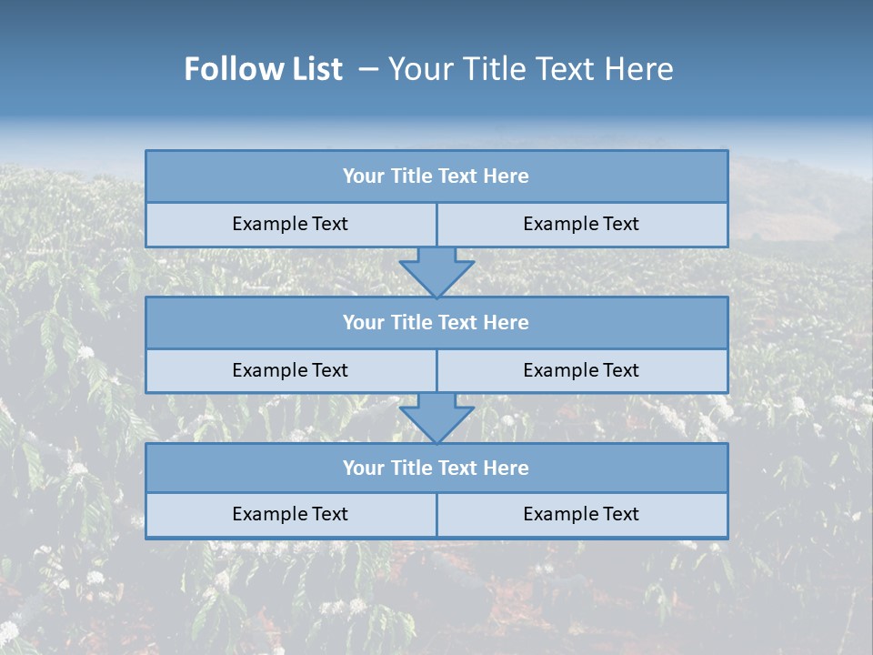 Coffee Plantation PowerPoint Template