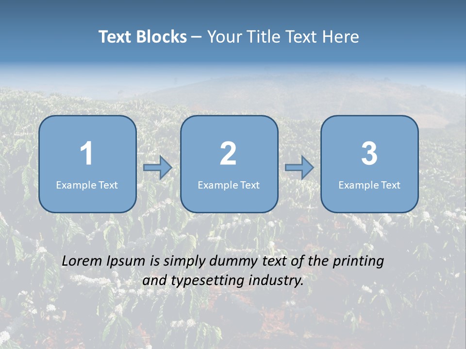 Coffee Plantation PowerPoint Template