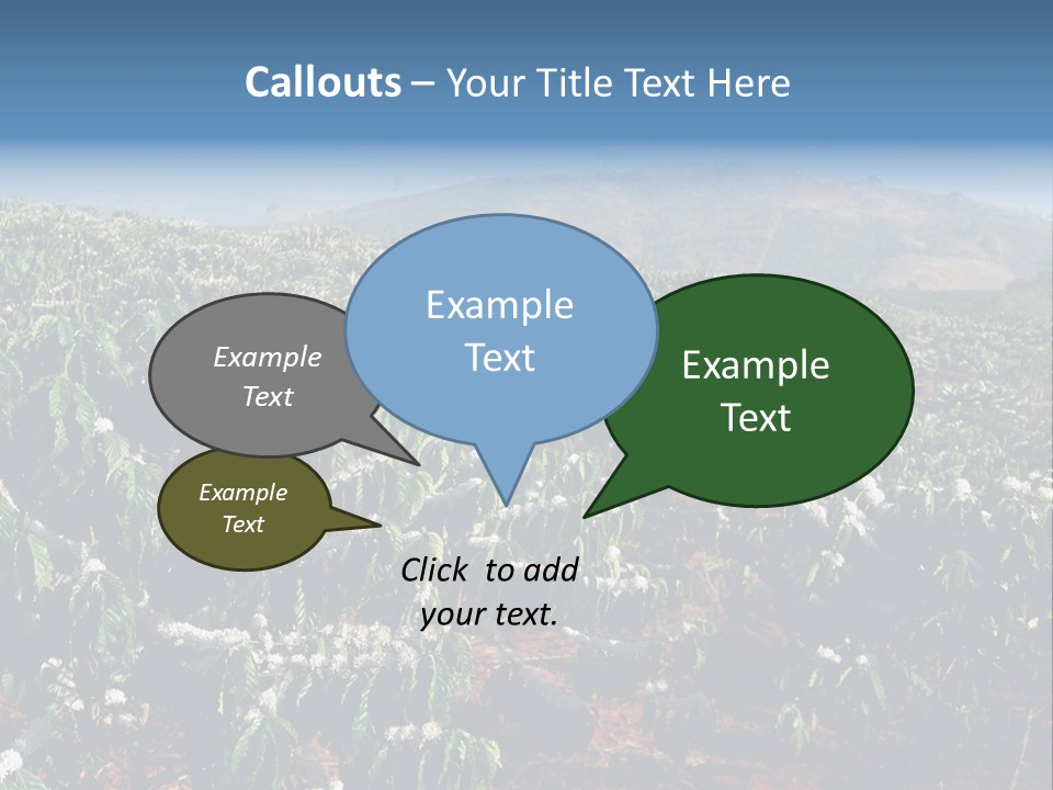 Coffee Plantation PowerPoint Template