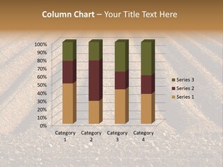 Plow Land Ready For Cultivation PowerPoint Template