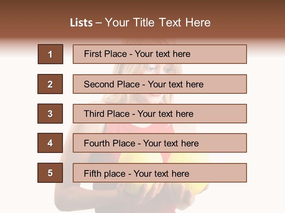 A Woman Considering A Breast Augmentation (Metaphor, Rather Astonished) PowerPoint Template