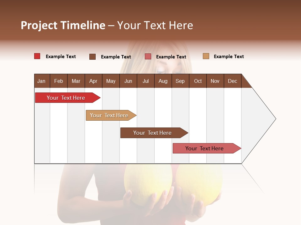 A Woman Considering A Breast Augmentation (Metaphor, Rather Astonished) PowerPoint Template