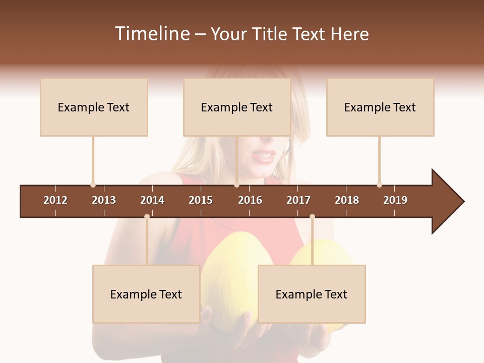 A Woman Considering A Breast Augmentation (Metaphor, Rather Astonished) PowerPoint Template