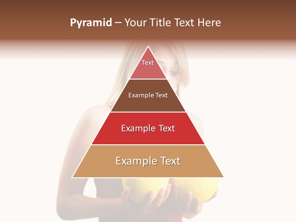 A Woman Considering A Breast Augmentation (Metaphor, Rather Astonished) PowerPoint Template