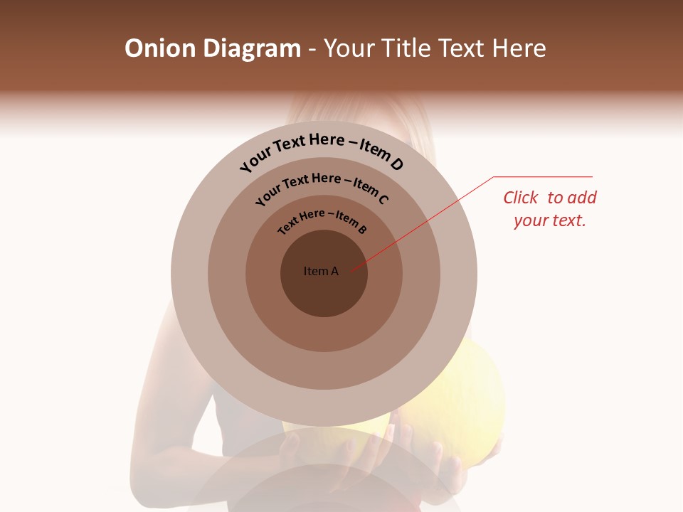 A Woman Considering A Breast Augmentation (Metaphor, Rather Astonished) PowerPoint Template