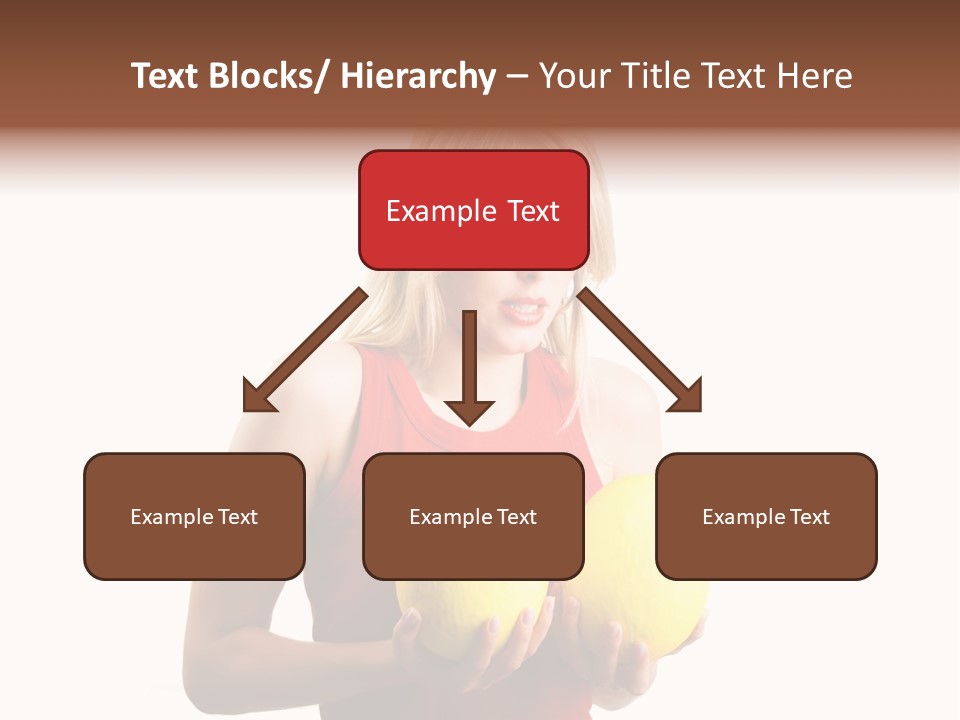 A Woman Considering A Breast Augmentation (Metaphor, Rather Astonished) PowerPoint Template