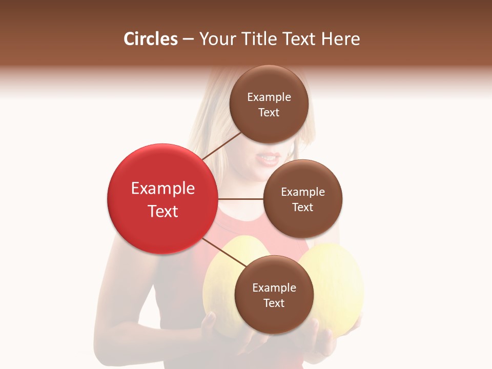 A Woman Considering A Breast Augmentation (Metaphor, Rather Astonished) PowerPoint Template