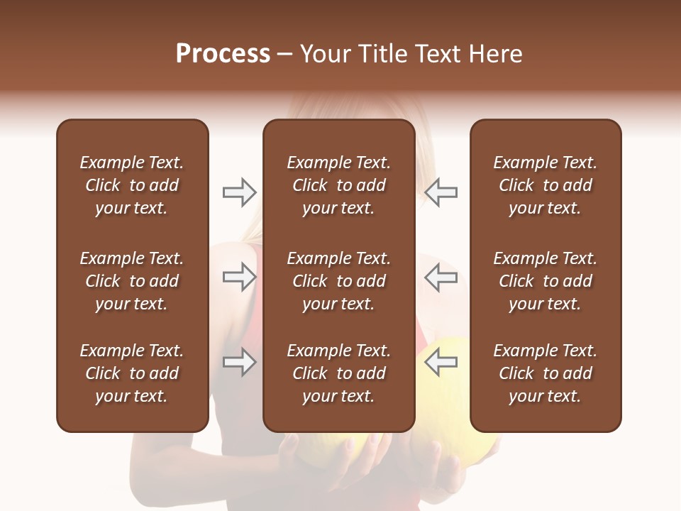 A Woman Considering A Breast Augmentation (Metaphor, Rather Astonished) PowerPoint Template
