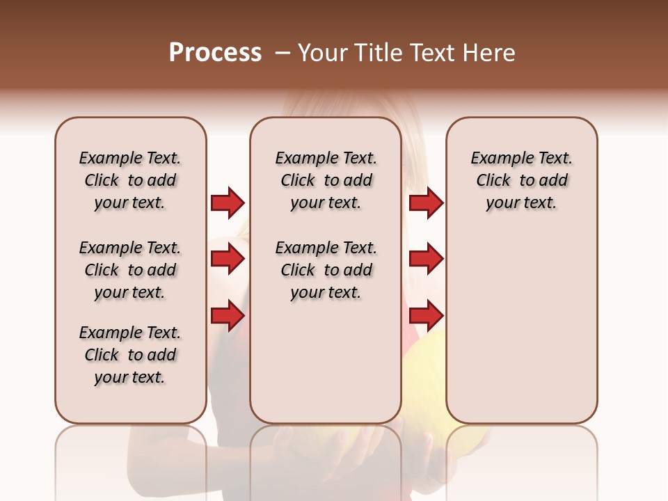 A Woman Considering A Breast Augmentation (Metaphor, Rather Astonished) PowerPoint Template