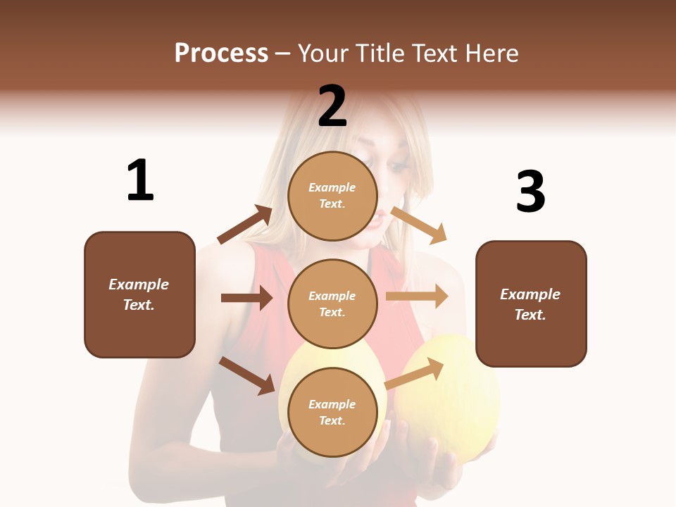 A Woman Considering A Breast Augmentation (Metaphor, Rather Astonished) PowerPoint Template