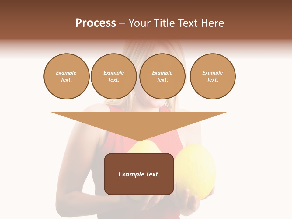 A Woman Considering A Breast Augmentation (Metaphor, Rather Astonished) PowerPoint Template