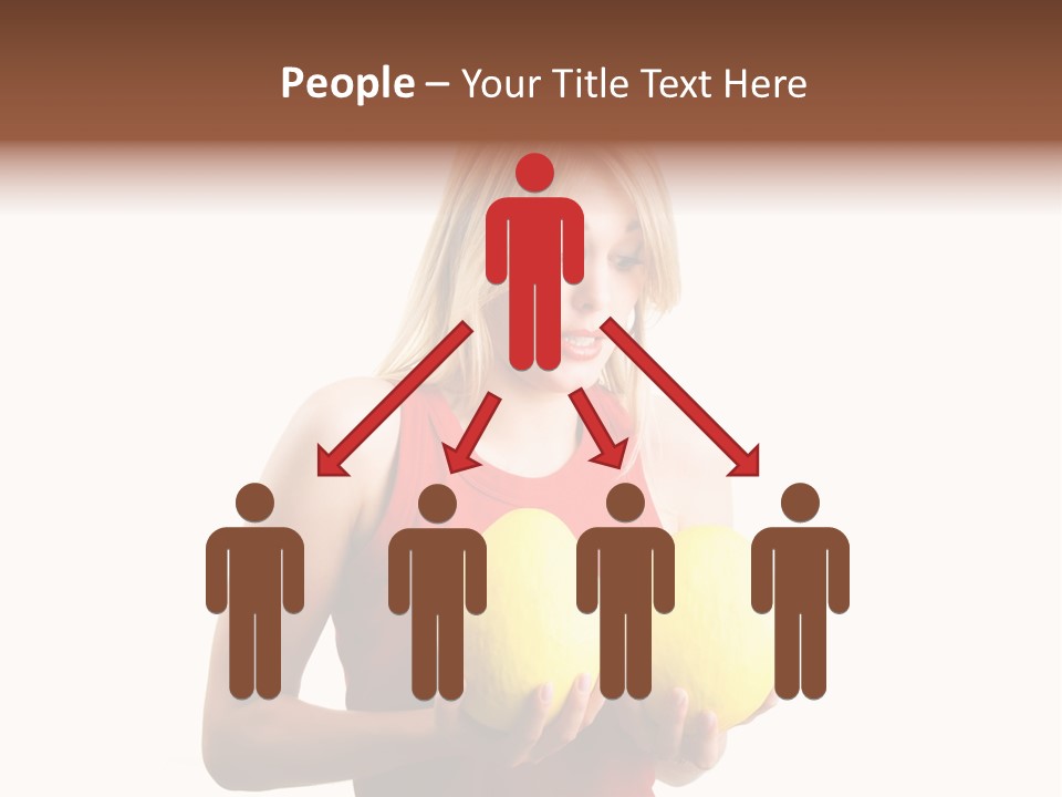 A Woman Considering A Breast Augmentation (Metaphor, Rather Astonished) PowerPoint Template