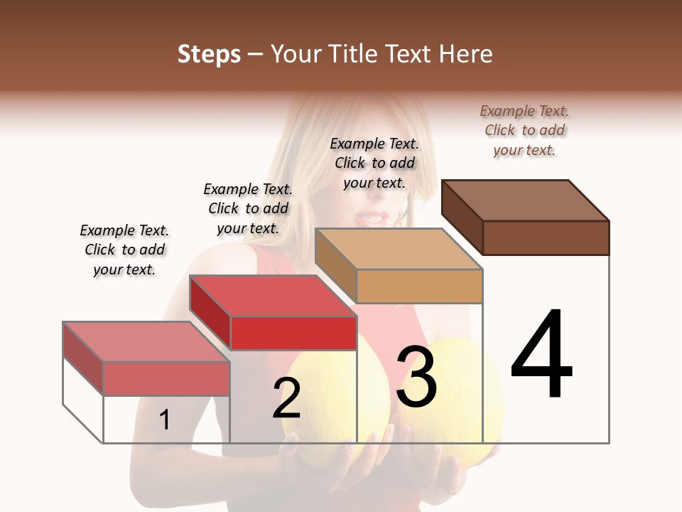 A Woman Considering A Breast Augmentation (Metaphor, Rather Astonished) PowerPoint Template