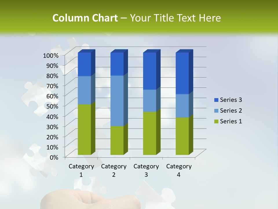 Concept With A Man Catching A Falling Puzzle Piece. PowerPoint Template
