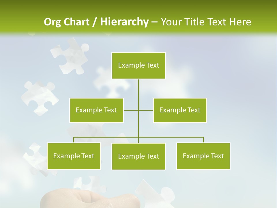 Concept With A Man Catching A Falling Puzzle Piece. PowerPoint Template