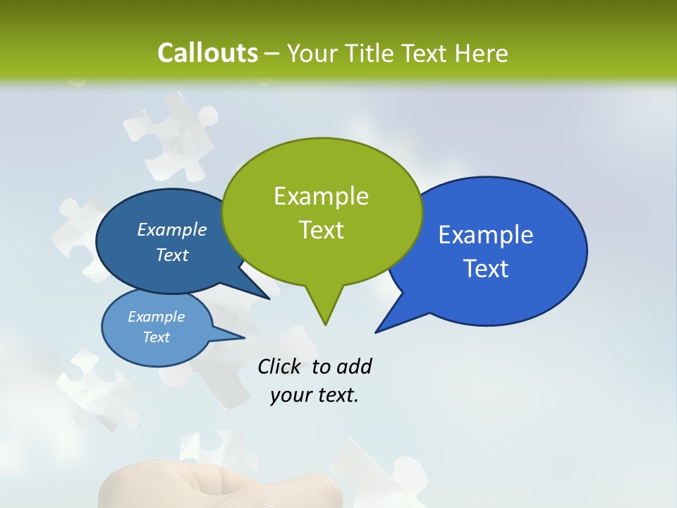 Concept With A Man Catching A Falling Puzzle Piece. PowerPoint Template