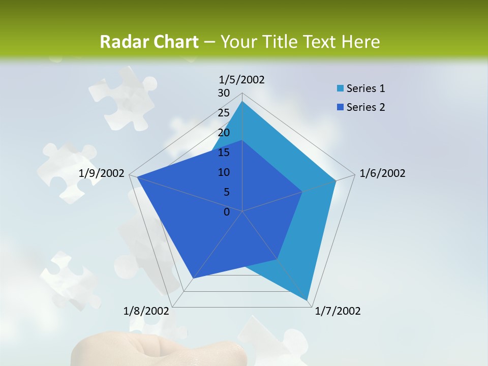Concept With A Man Catching A Falling Puzzle Piece. PowerPoint Template