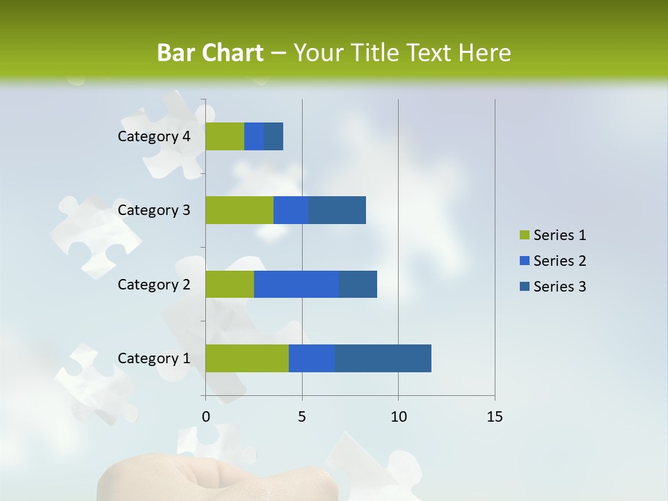 Concept With A Man Catching A Falling Puzzle Piece. PowerPoint Template
