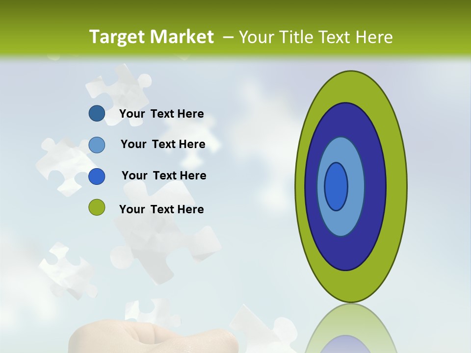 Concept With A Man Catching A Falling Puzzle Piece. PowerPoint Template