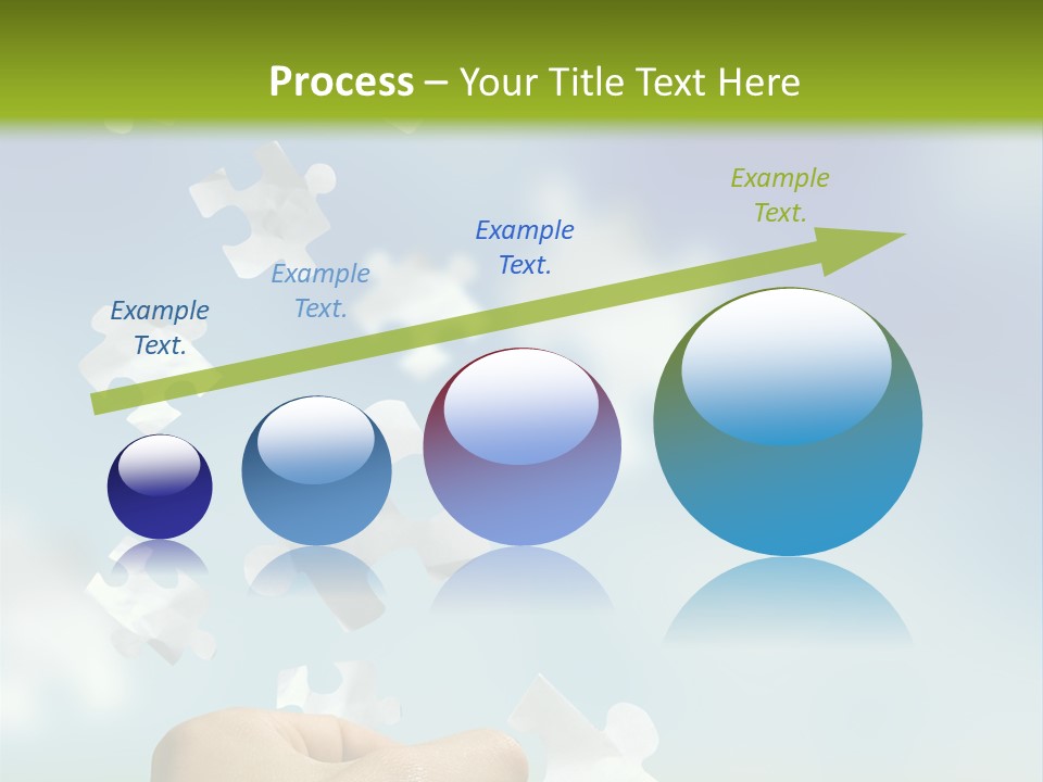 Concept With A Man Catching A Falling Puzzle Piece. PowerPoint Template